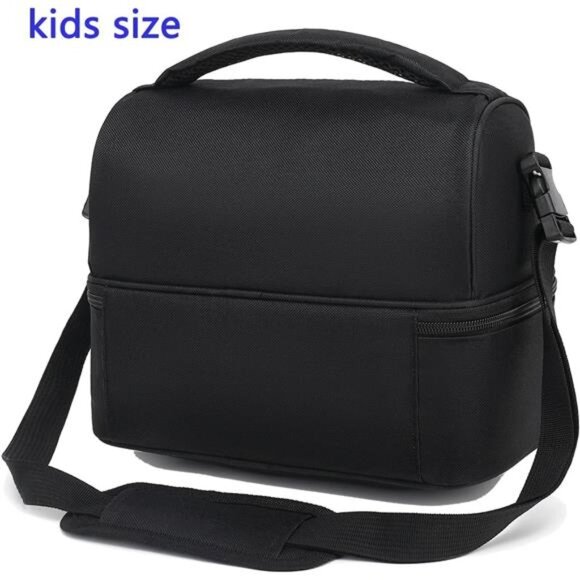 Double Decker Cooler Insulated Lunch Bag Large Tote for Boys, Girls, Men, Women - Picture 3 of 8